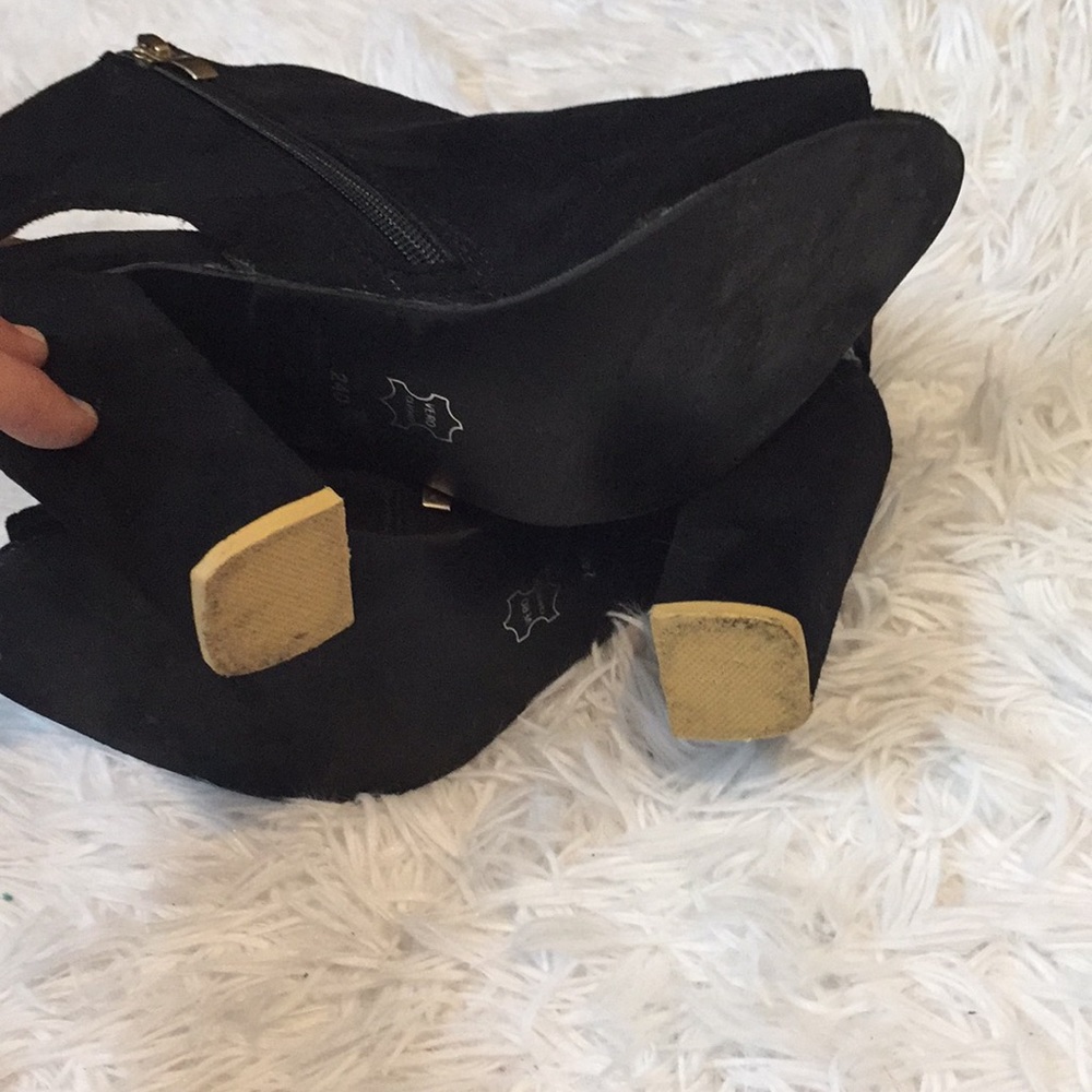 Open toe chunky heels - Picture 9 of 9